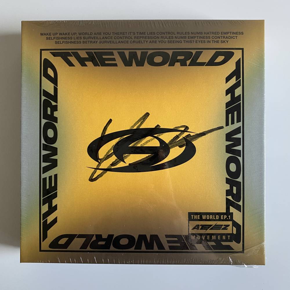 ATEEZ YUNHO SIGNED 'THE WORLD EP.1: MOVEMENT' - VERSION Z (V1)